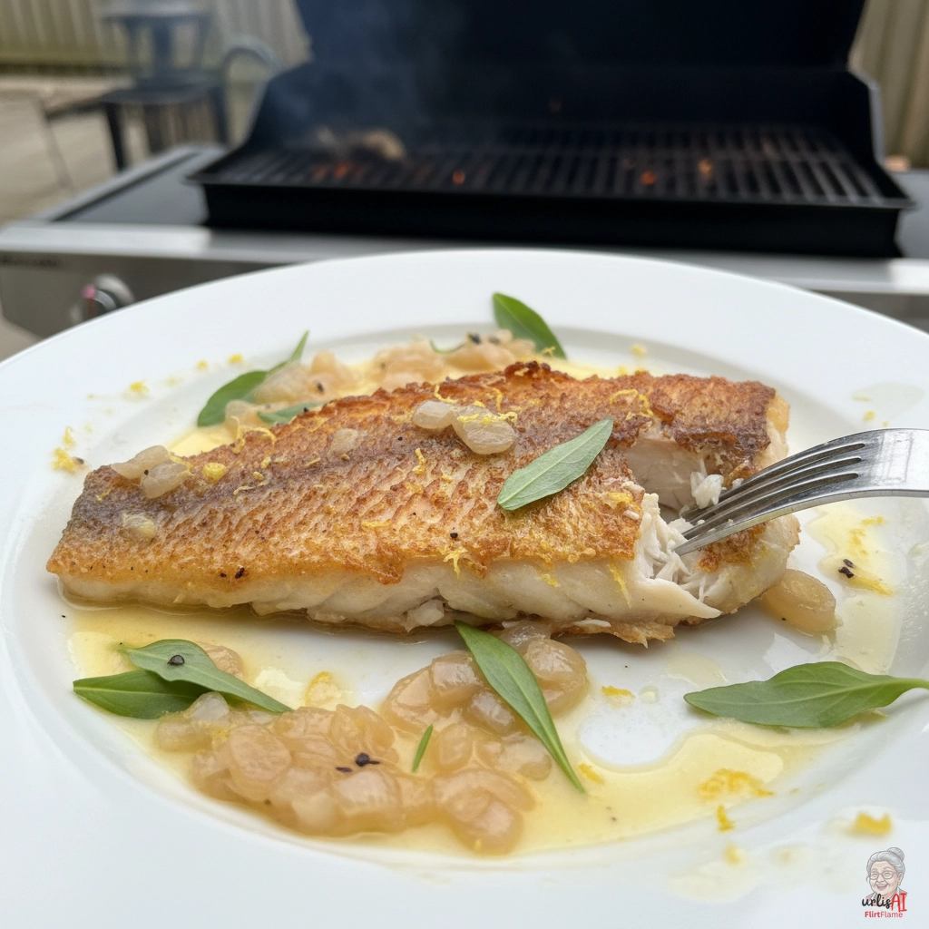 Riesling Rotbarsch — Gasgrill