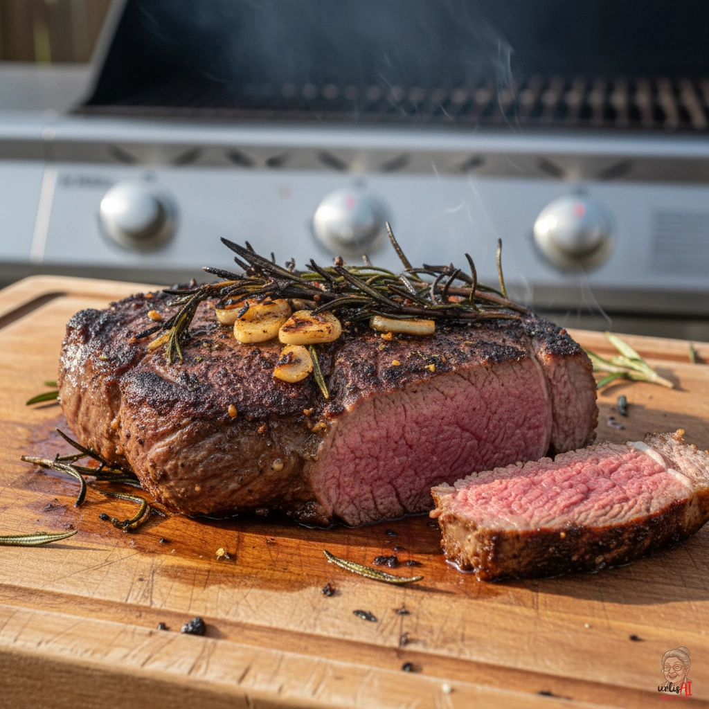 Rosmarin Flammenribeye — Gasgrill