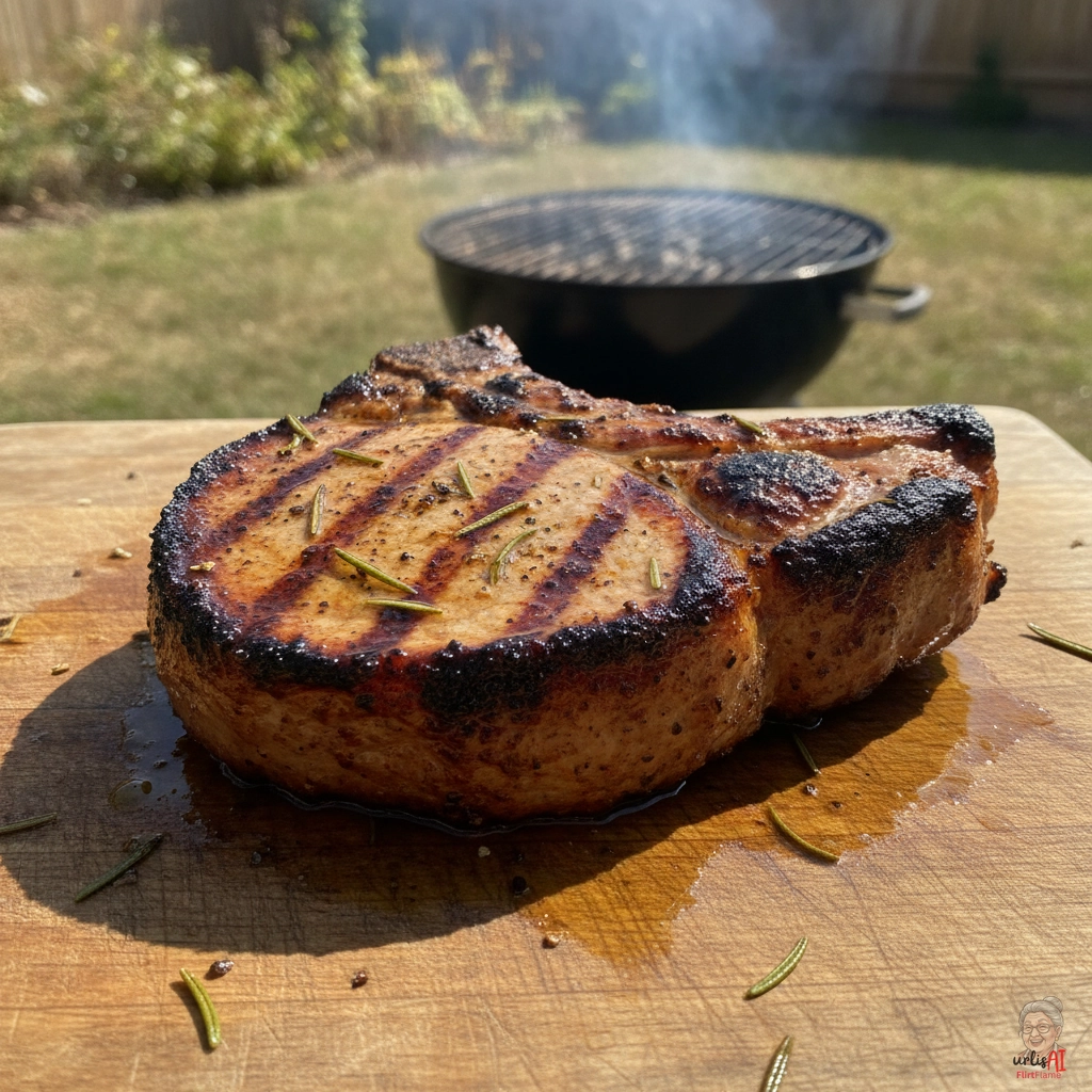 Rosmarin Glut Koteletts — Kohlegrill
