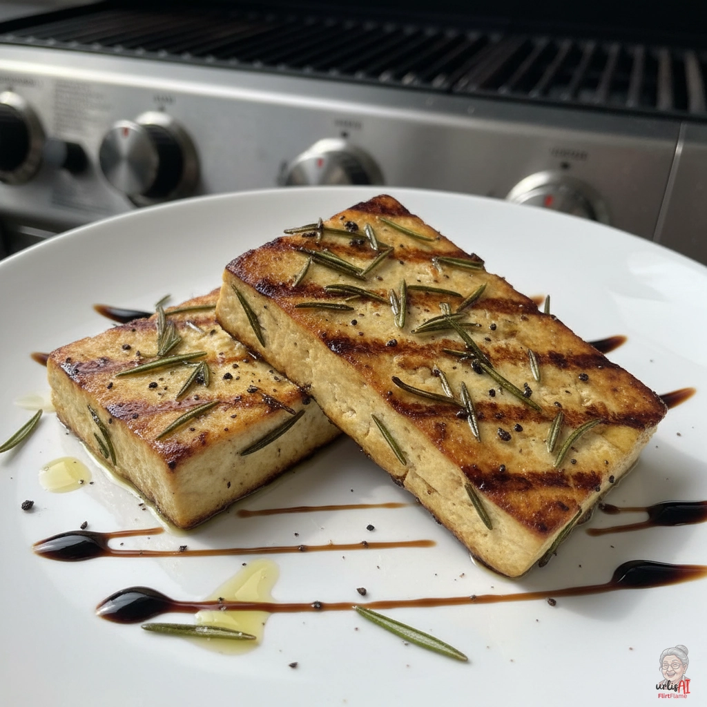 Rosmarin Tofu Grill — Gasgrill