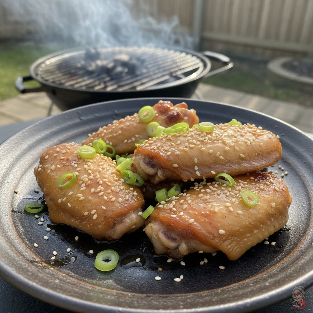 Sake Glazed Wings — Kohlegrill