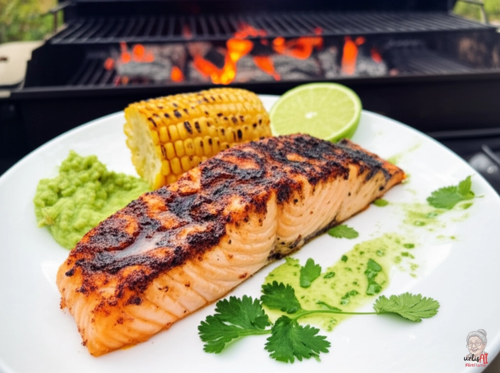 Salmon California — Kohlegrill