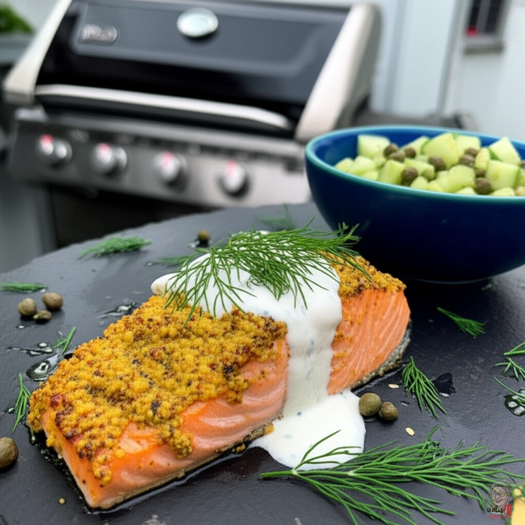 Salmon Dillspitze — Gasgrill