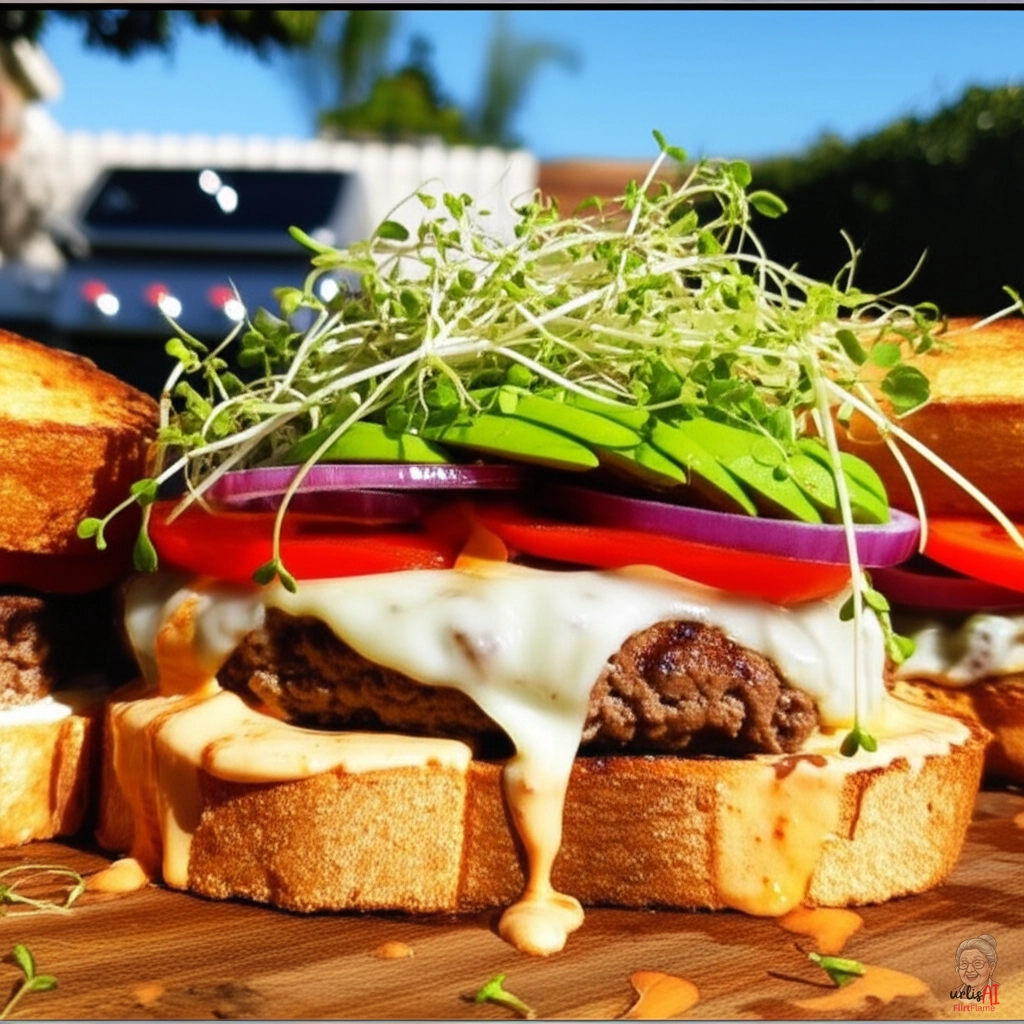Sourdough Avocado Burger — Gasgrill