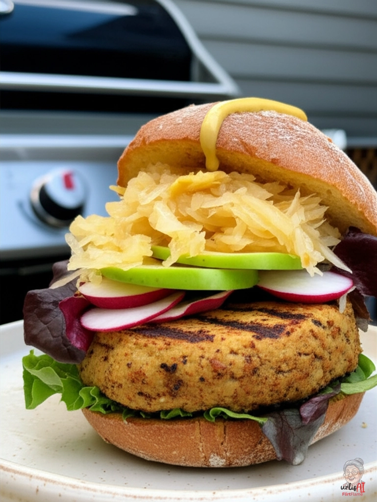 Saurer Kick Burger — Gasgrill