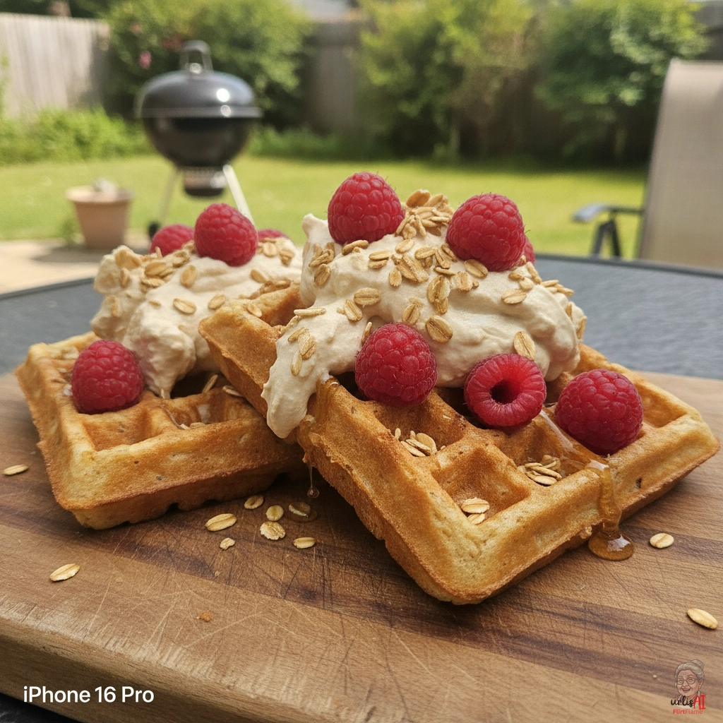 Schottische Waffel — Kohlegrill