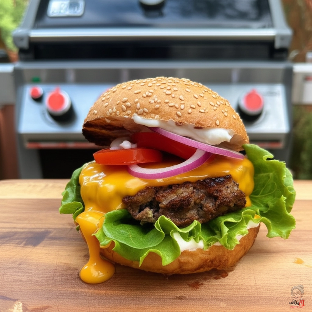 Schwarzbohnes Feuerkern — Gasgrill