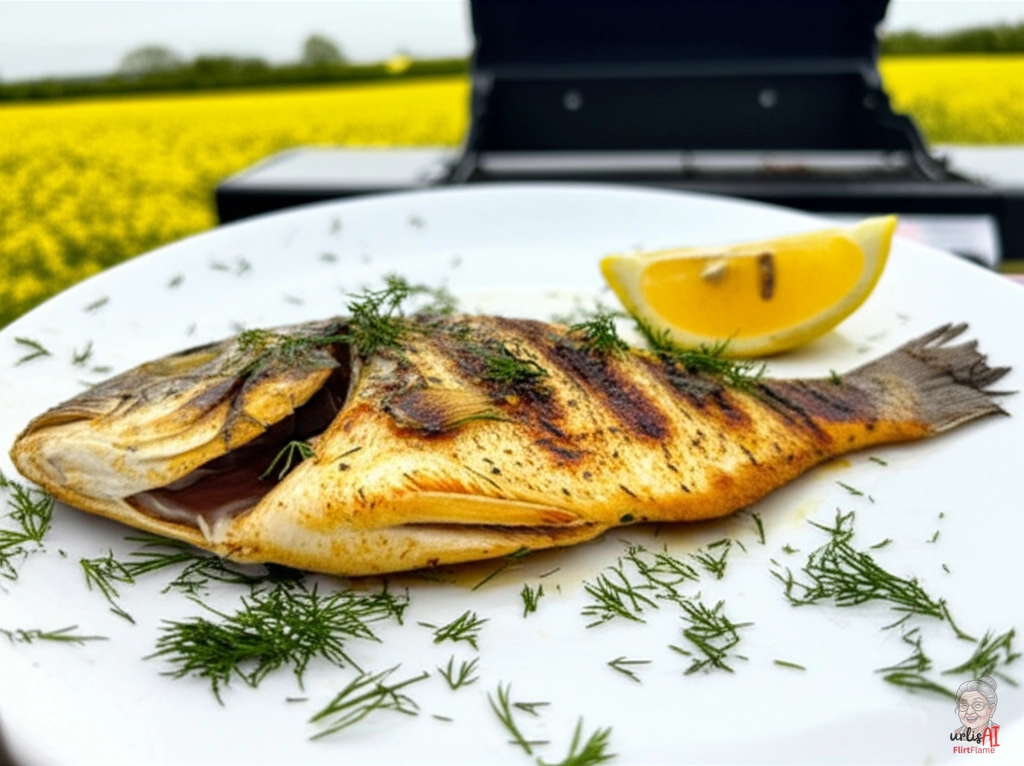 Senf Dorade — Gasgrill