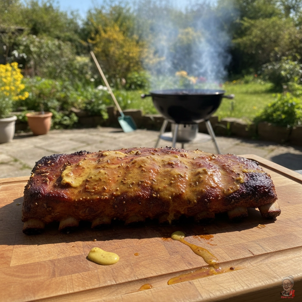 Senf Kümmel Ribs — Kohlegrill