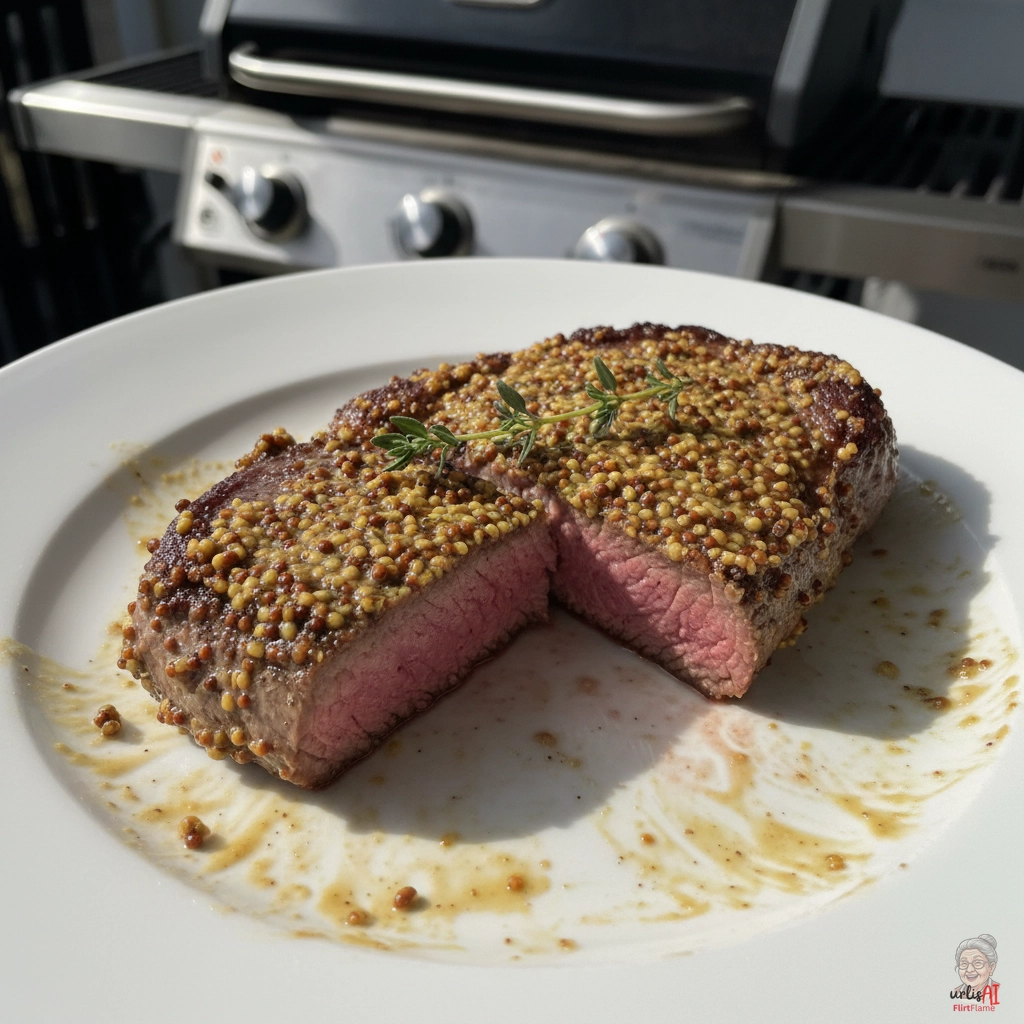 Senf Sirloin — Gasgrill