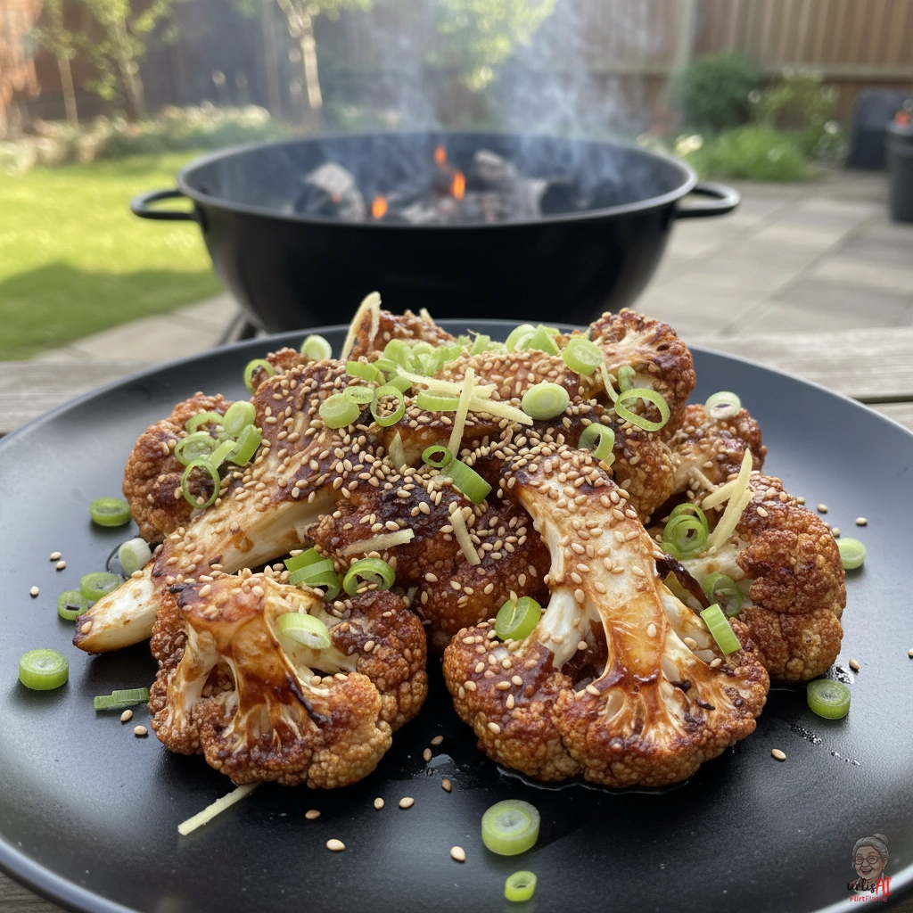 Seoul Sesamblumenkohl — Kohlegrill