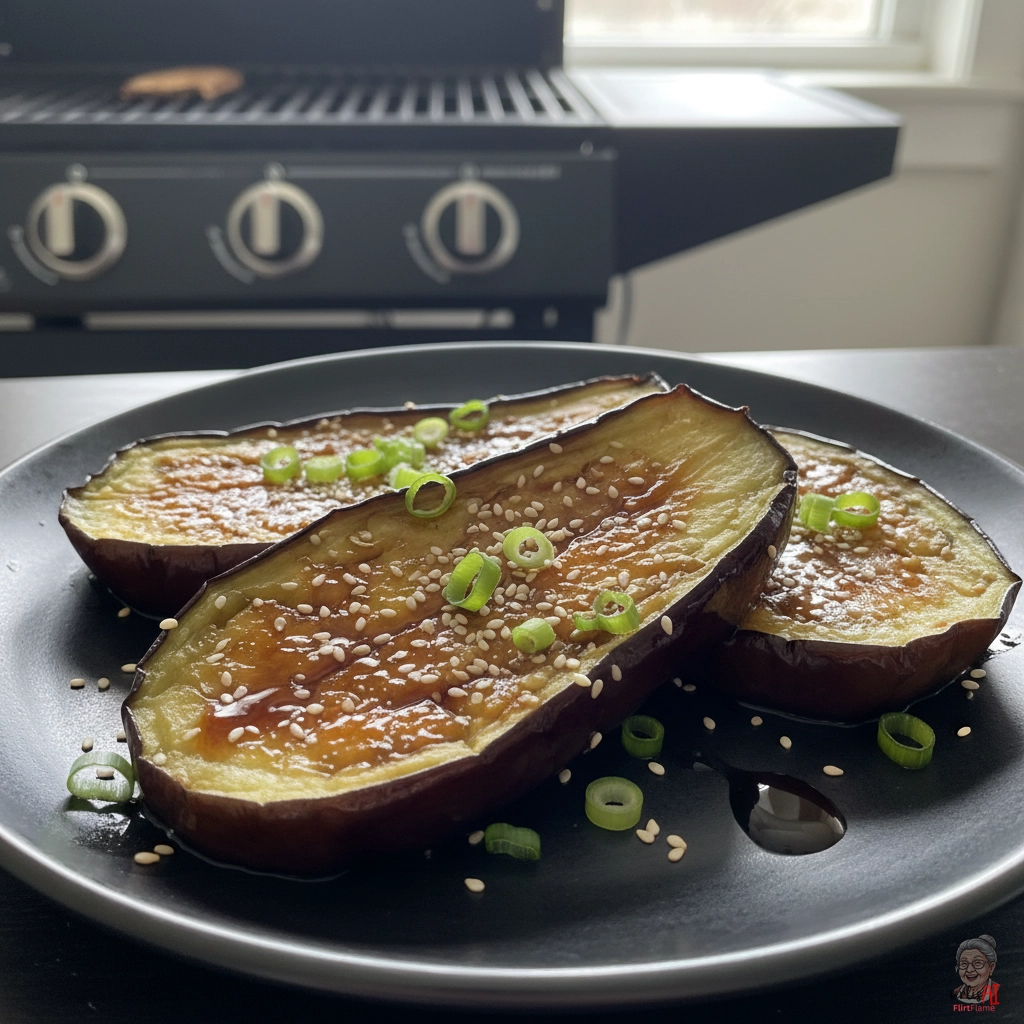 Sesam Aubergine — Gasgrill