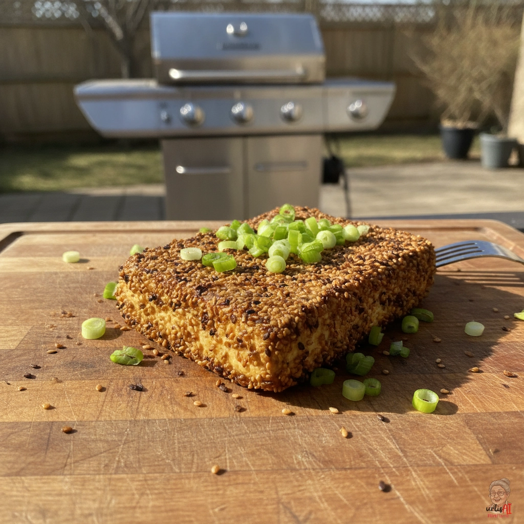 Sesam Crusted Tofu — Gasgrill