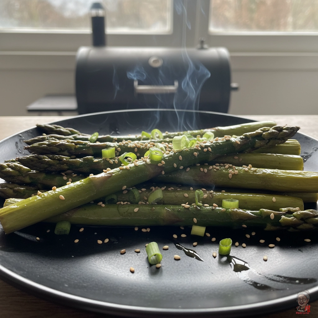 Sesam Räucherspargel — Smoker