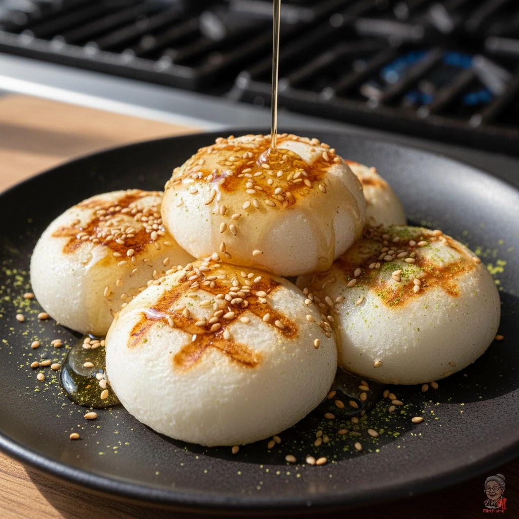 Sesame Mochi Bites — Gasgrill