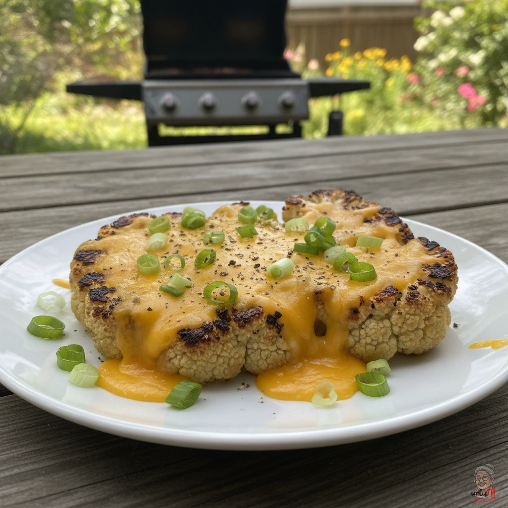 Sharp Cheddar Cauliflower — Gasgrill
