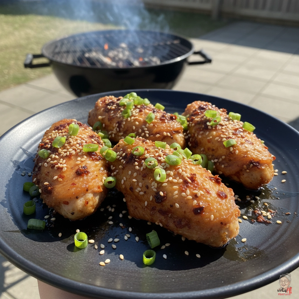 Sichuan Fire Wings — Kohlegrill