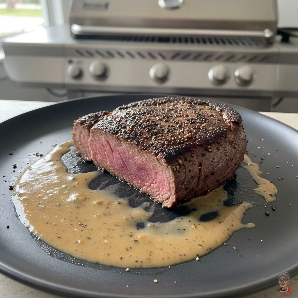 Sirloin Pfefferkruste — Gasgrill