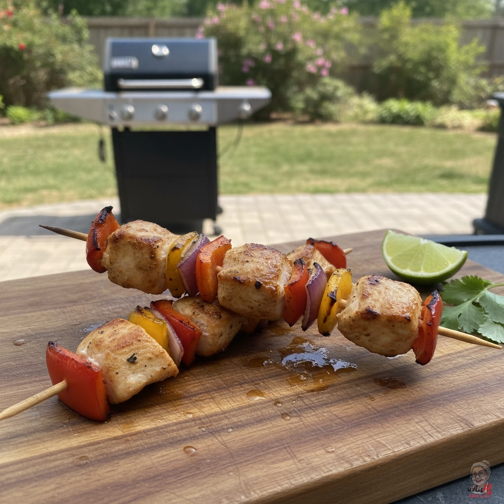 Sizzling Chicken Skewer — Gasgrill