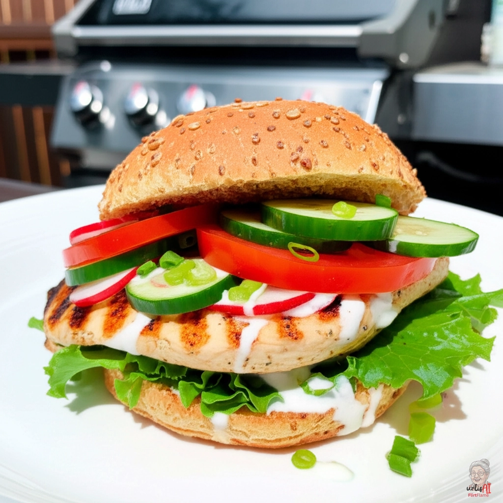 Skinny Chicken Burger — Gasgrill