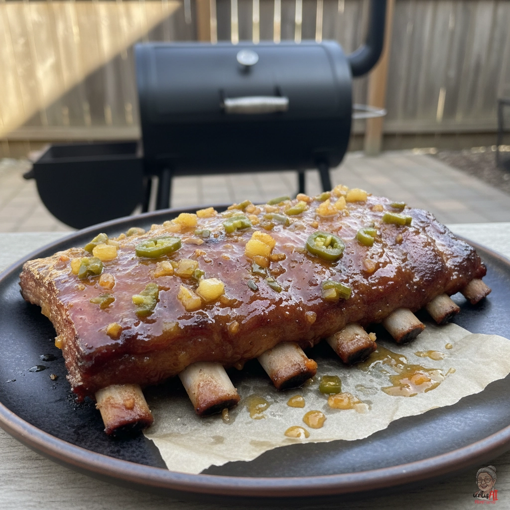 Smoked Aloha Ribs — Smoker