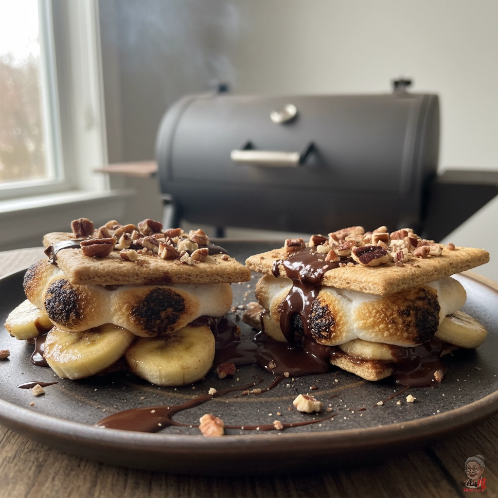 Smoked Banana S'more — Smoker