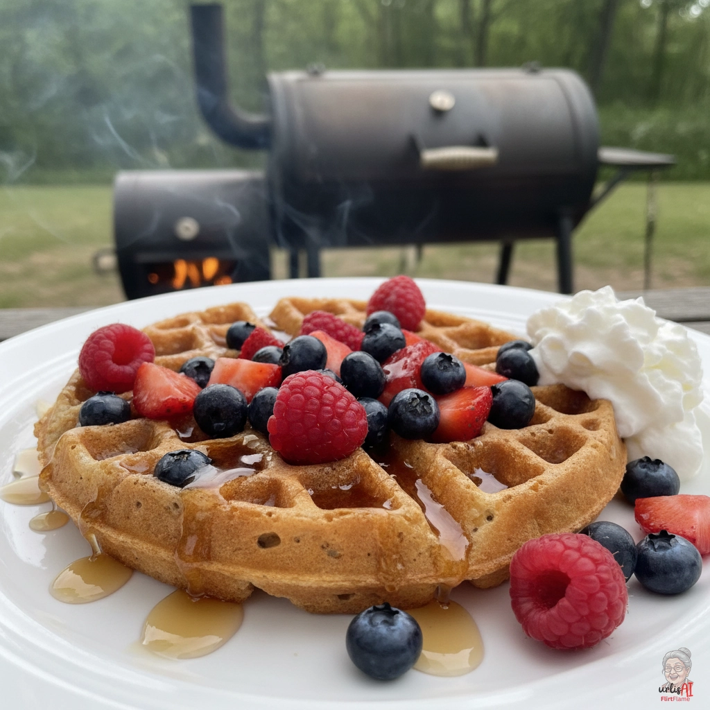 Smoked Berry Waffles — Smoker