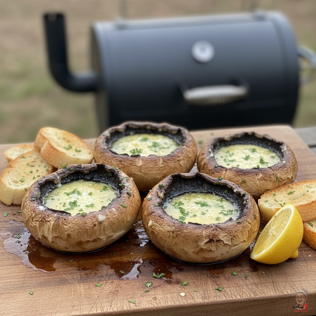 Smoked Bourguignon Champignons — Smoker