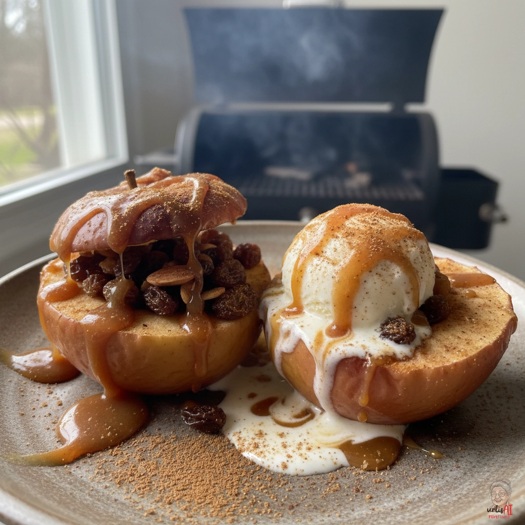 Smoked Bratapfel Karamell — Smoker