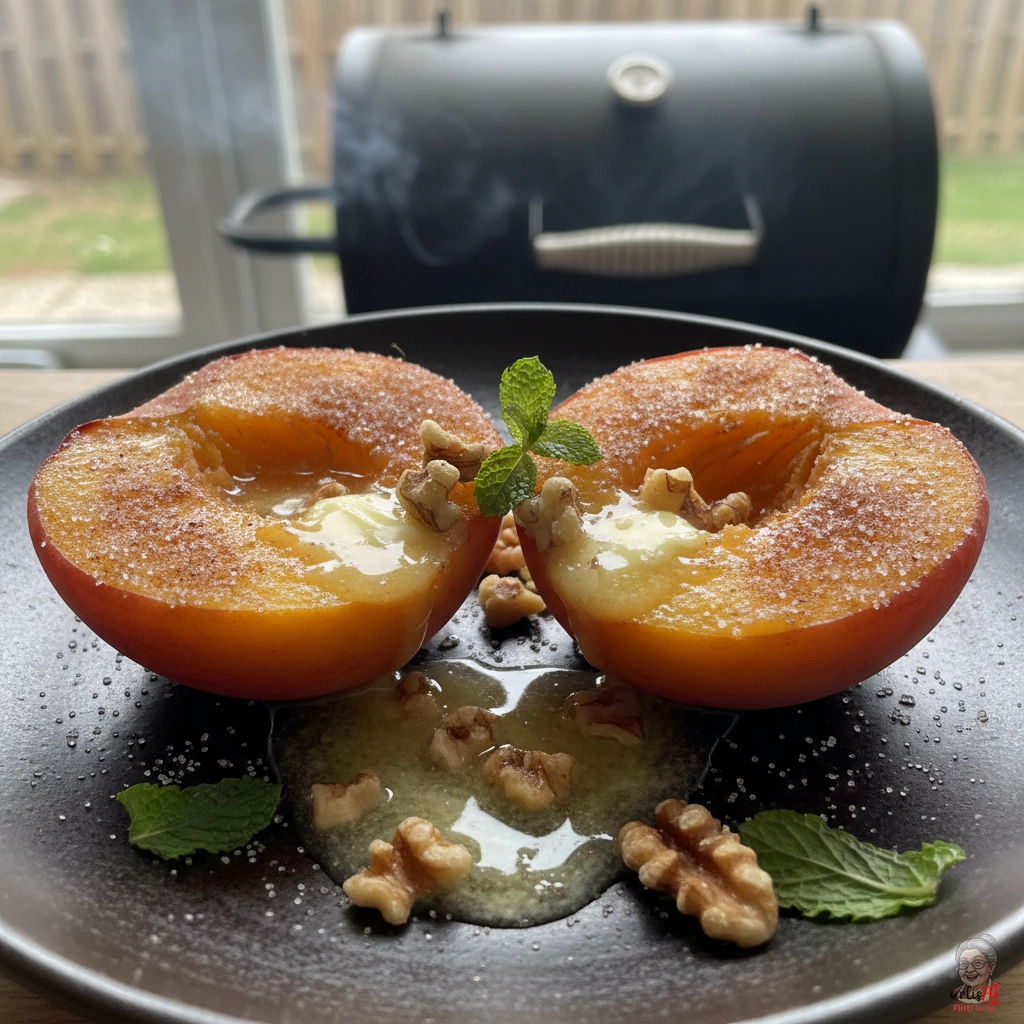 Smoked Cinnamon Peaches — Smoker