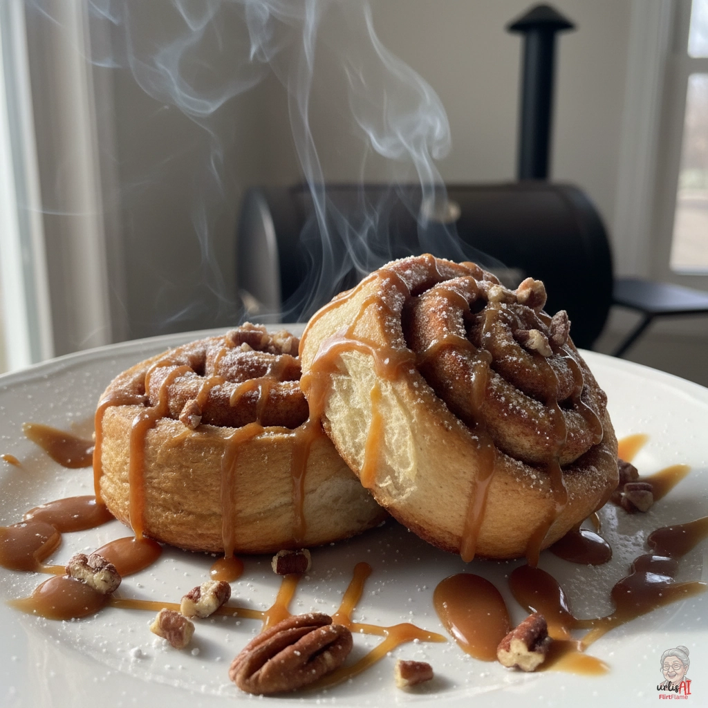 Smoked Cinnamon Roll — Smoker