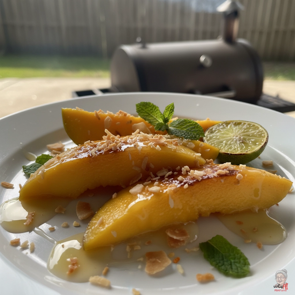 Smoked Coconut Mango — Smoker