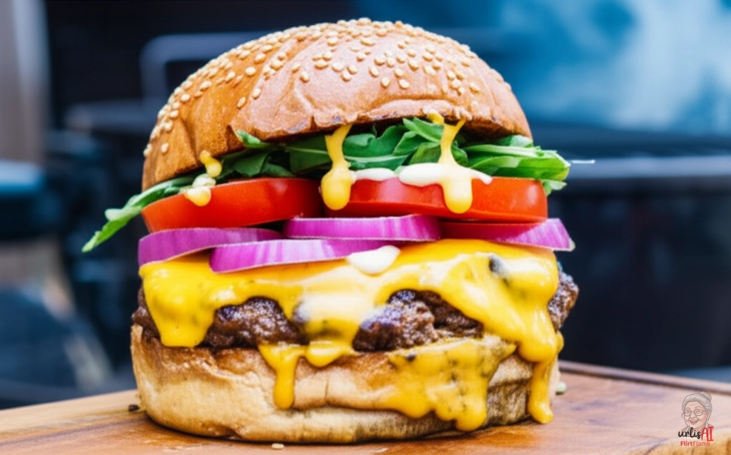 Smoked Gouda Burger — Kohlegrill
