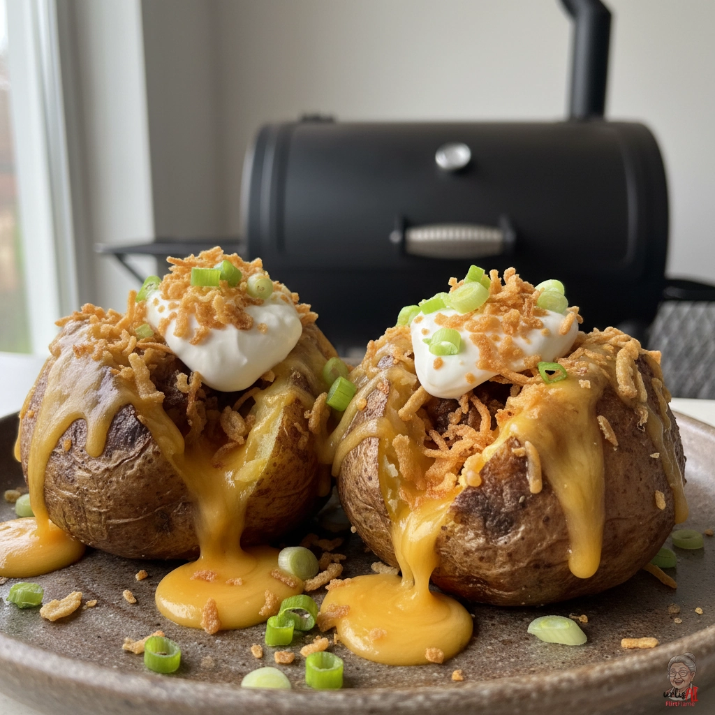 Smoked Käsekartoffeln — Smoker