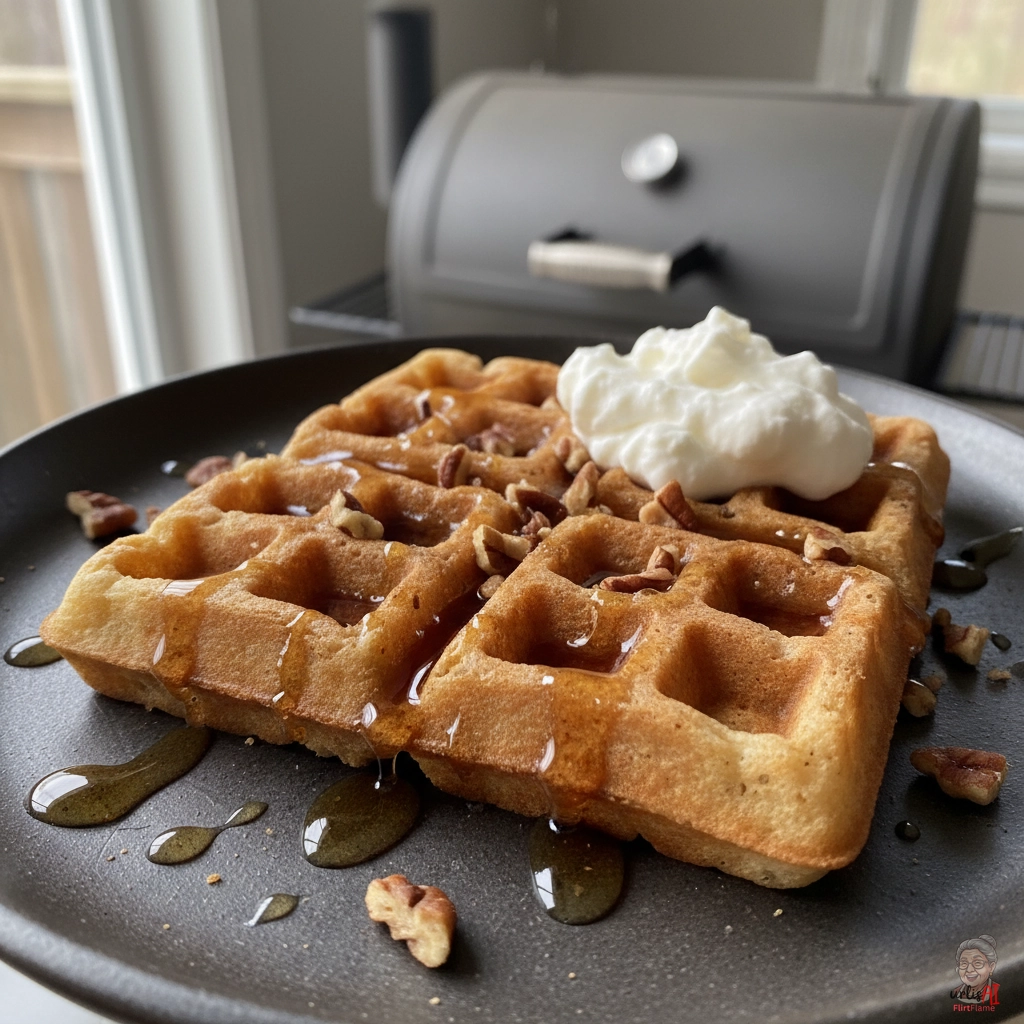 Smoked Maple Waffles — Smoker