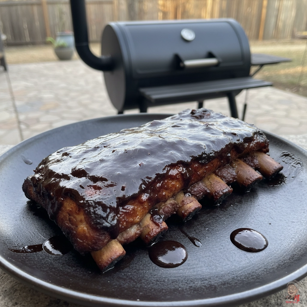 Smoked Mole Ribs — Smoker