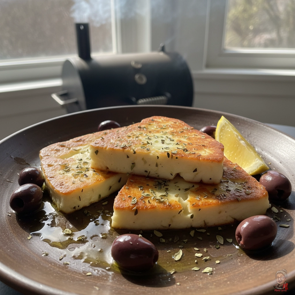 Smoked Oregano Halloumi — Smoker