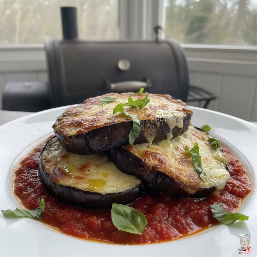 Smoked Parmigiana Aubergine — Smoker