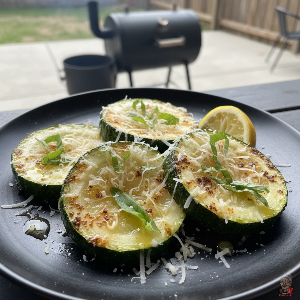 Smoked Parmigiano Zucchini — Smoker