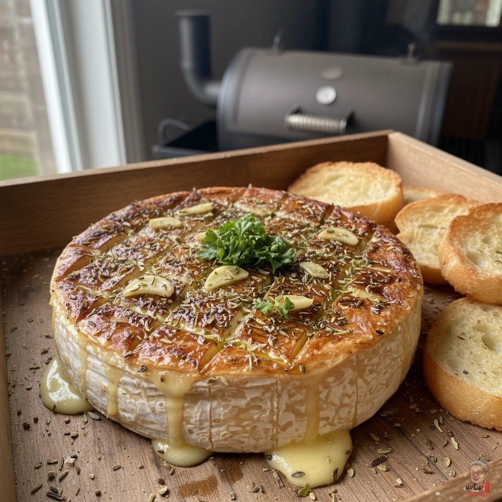 Smoked Provençal Camembert — Smoker