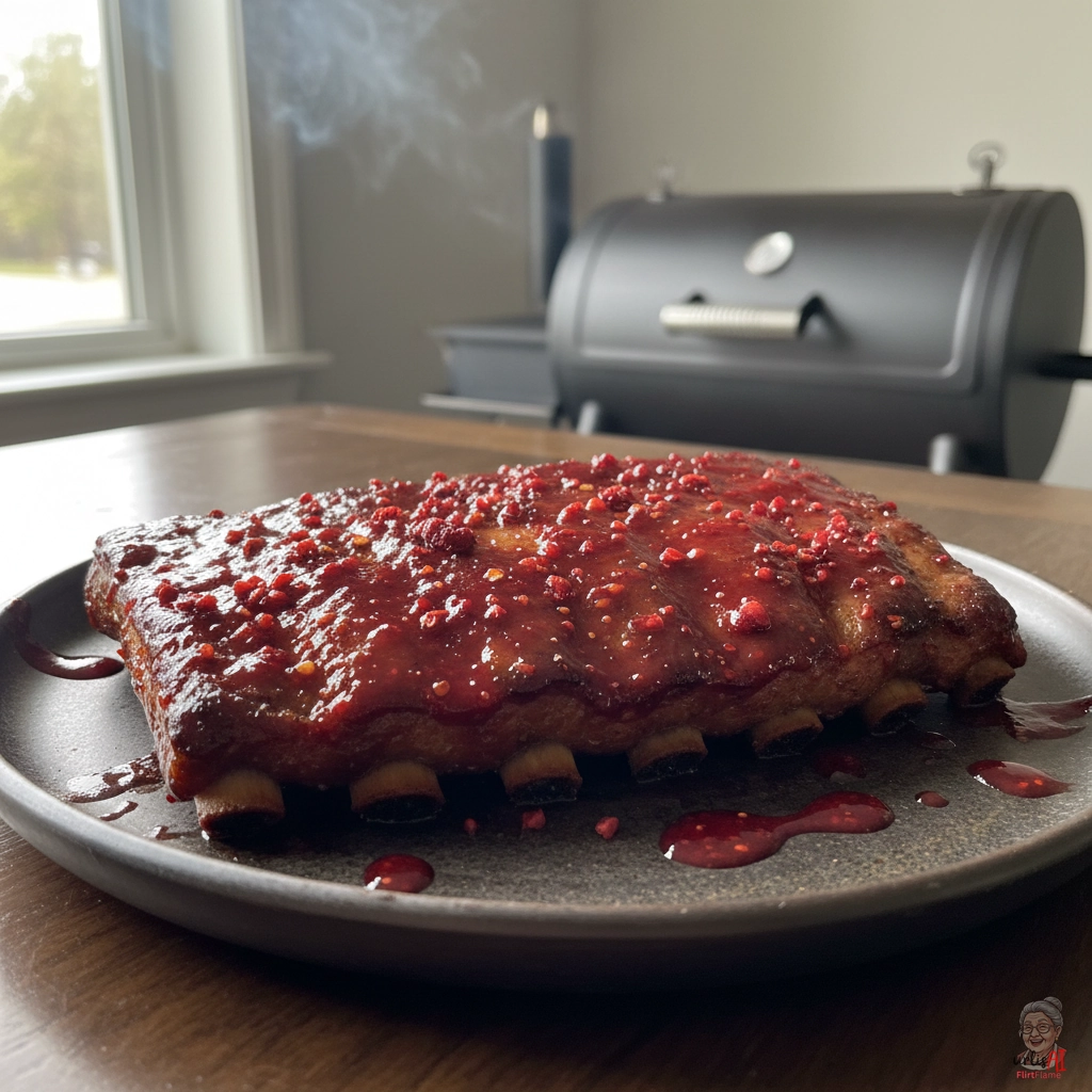 Smoked Raspberry Ribs — Smoker