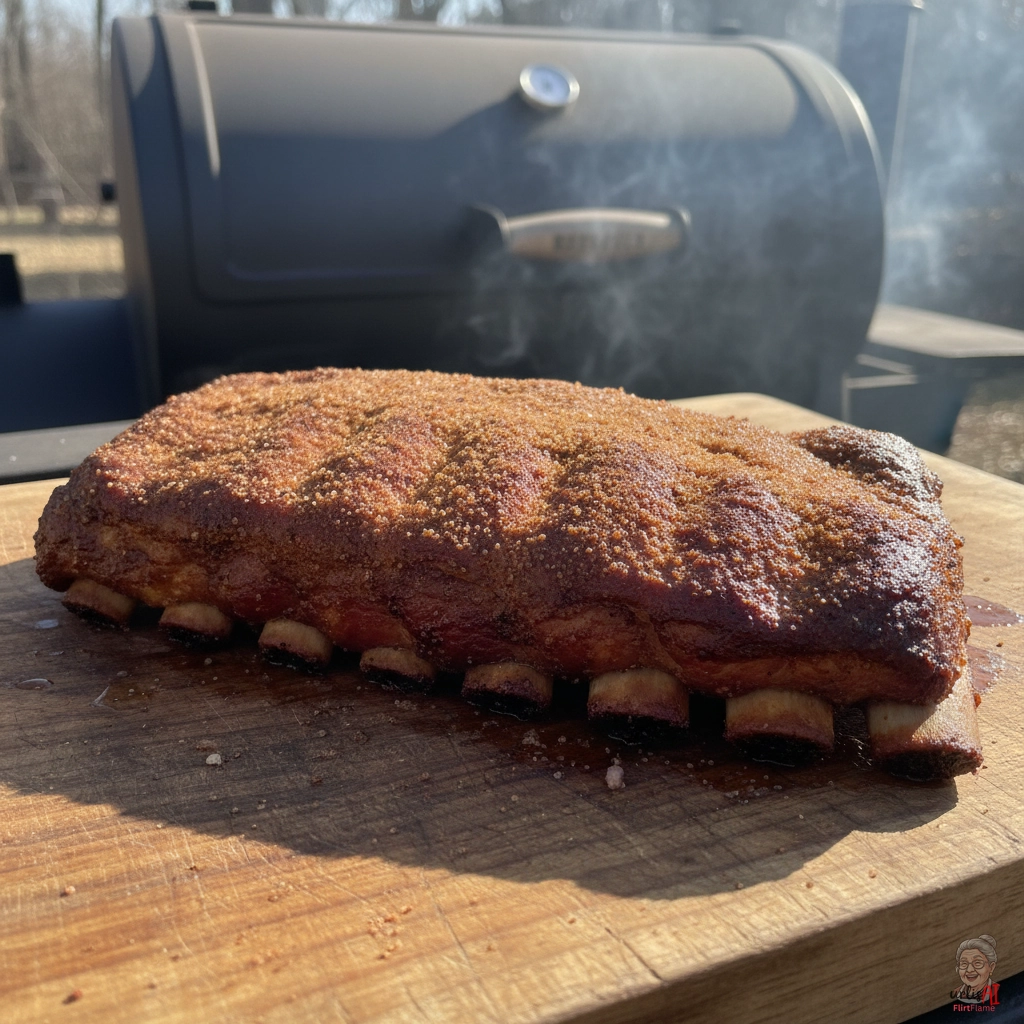 Smoked Zimtapfel Ribs — Smoker