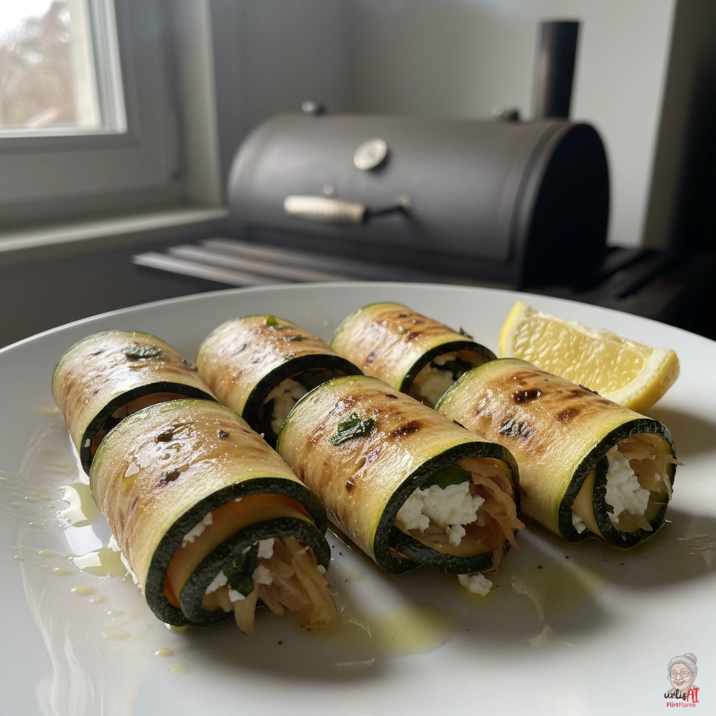 Smoked Zucchiniröllchen — Smoker