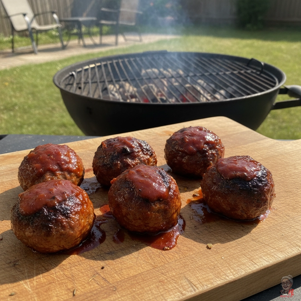 Smoky BBQ Meatballs — Kohlegrill