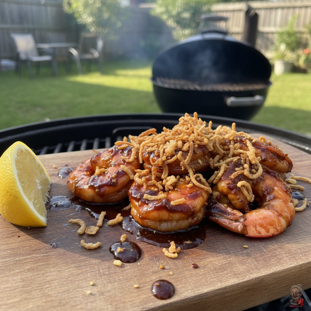 Smoky BBQ Prawns — Kohlegrill