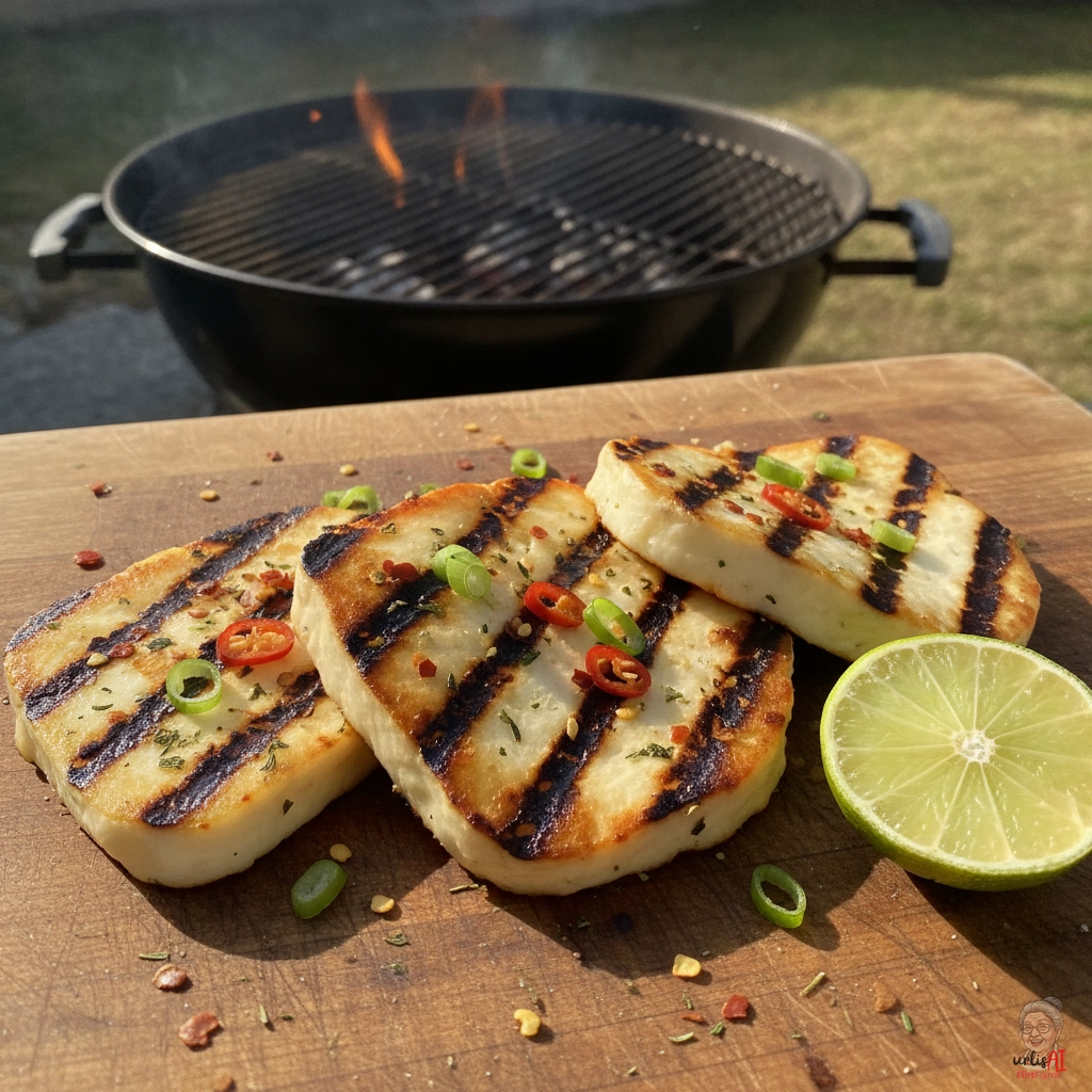 Smoky Chili Halloumi — Kohlegrill