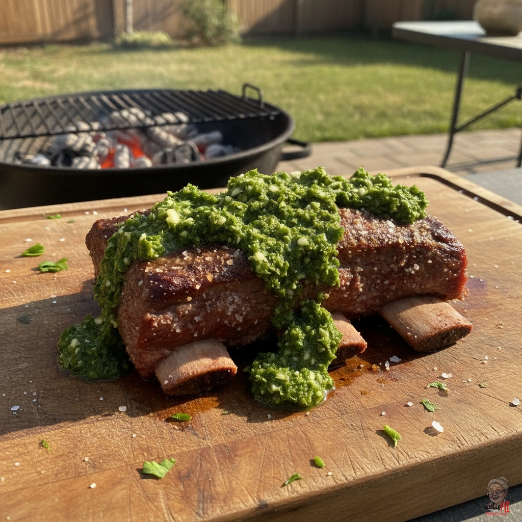 Smoky Chimichurri Ribs — Kohlegrill