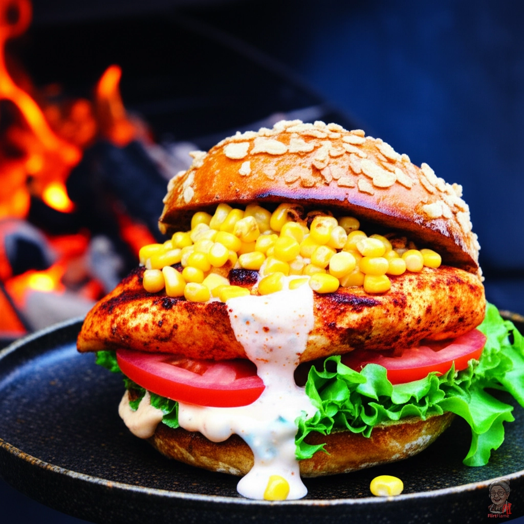 Smoky Chipotle Chicken Burger — Kohlegrill