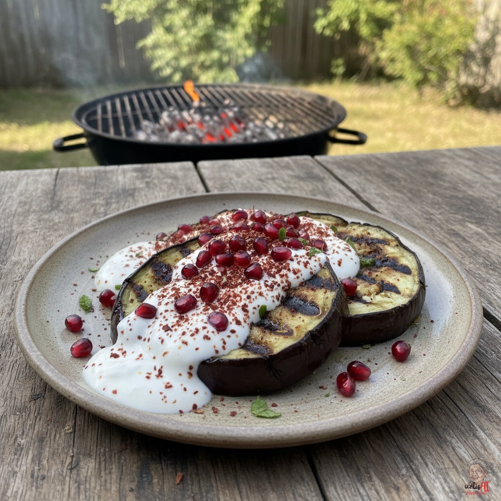 Smoky Eggplant Yogurt — Kohlegrill