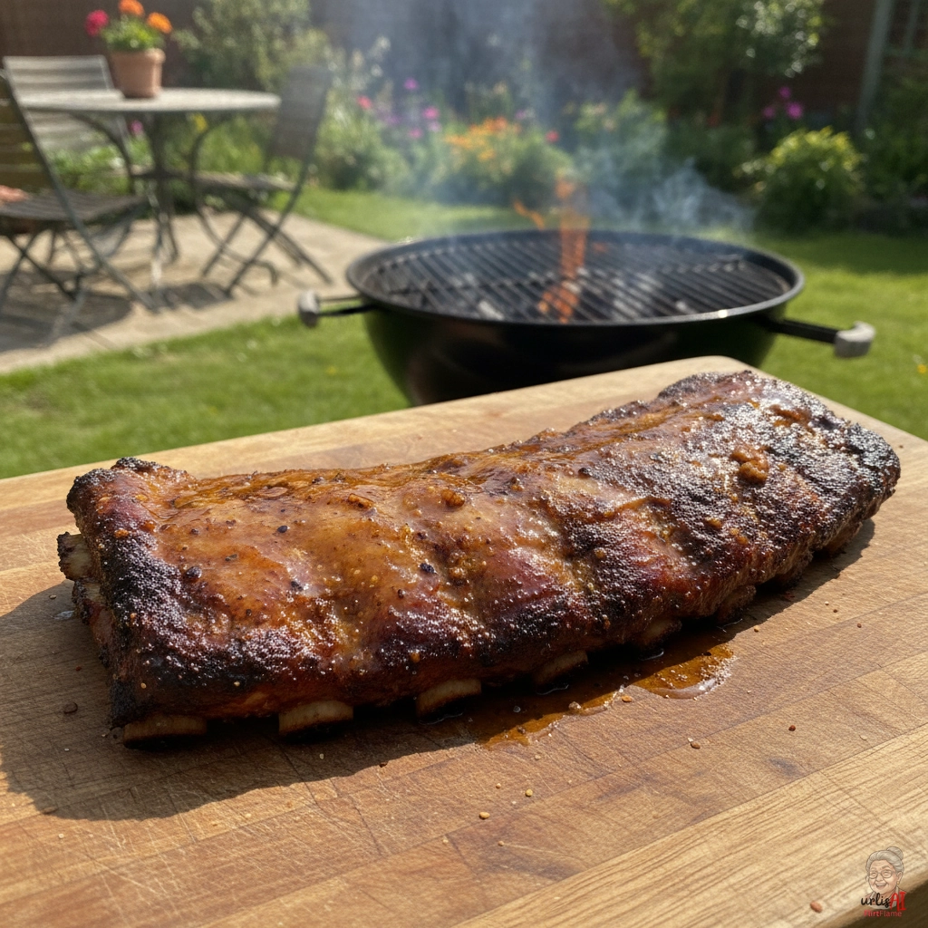 Smoky Honey Backs — Kohlegrill
